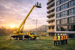 wynajem podnośników koszowych, żurawi i dźwigów w Wągrowcu usługi dźwigowe Wągrowiec