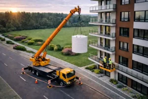 usługi dźwigowe Szwecja